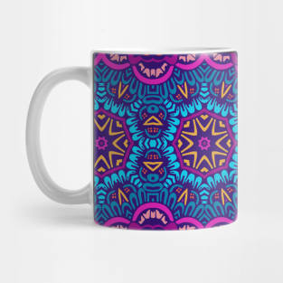 Boho Style Abstract Festive Mandala Pattern Mug